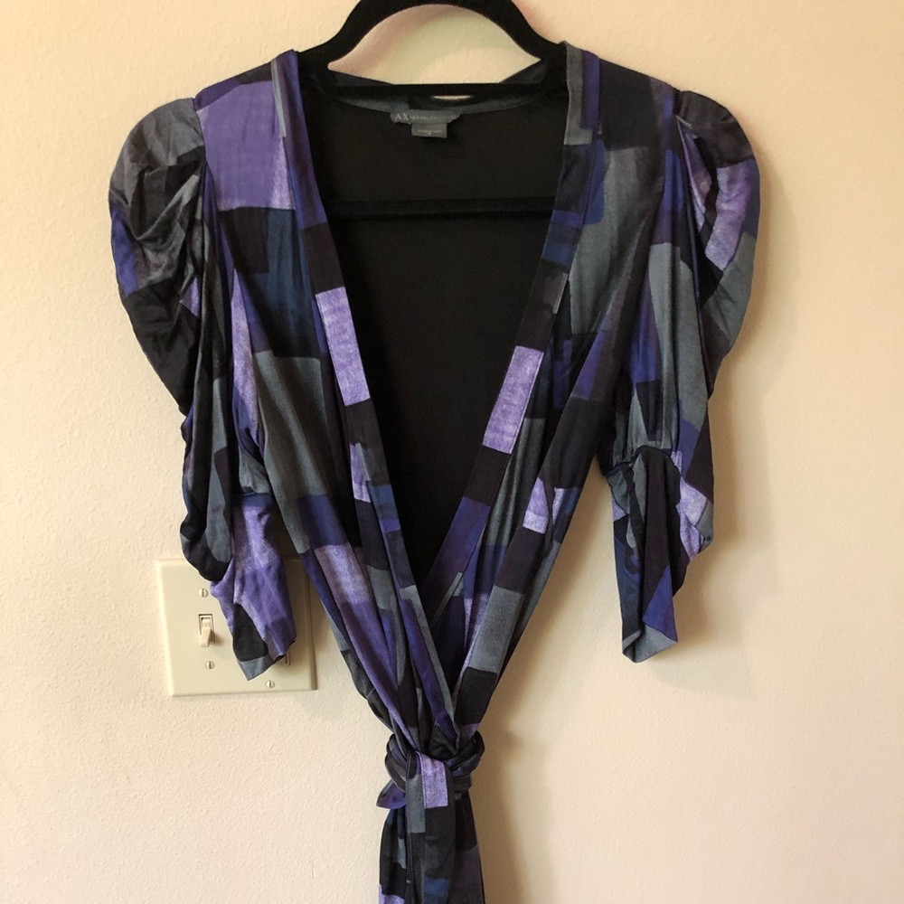 Armani Exchange wrap dress